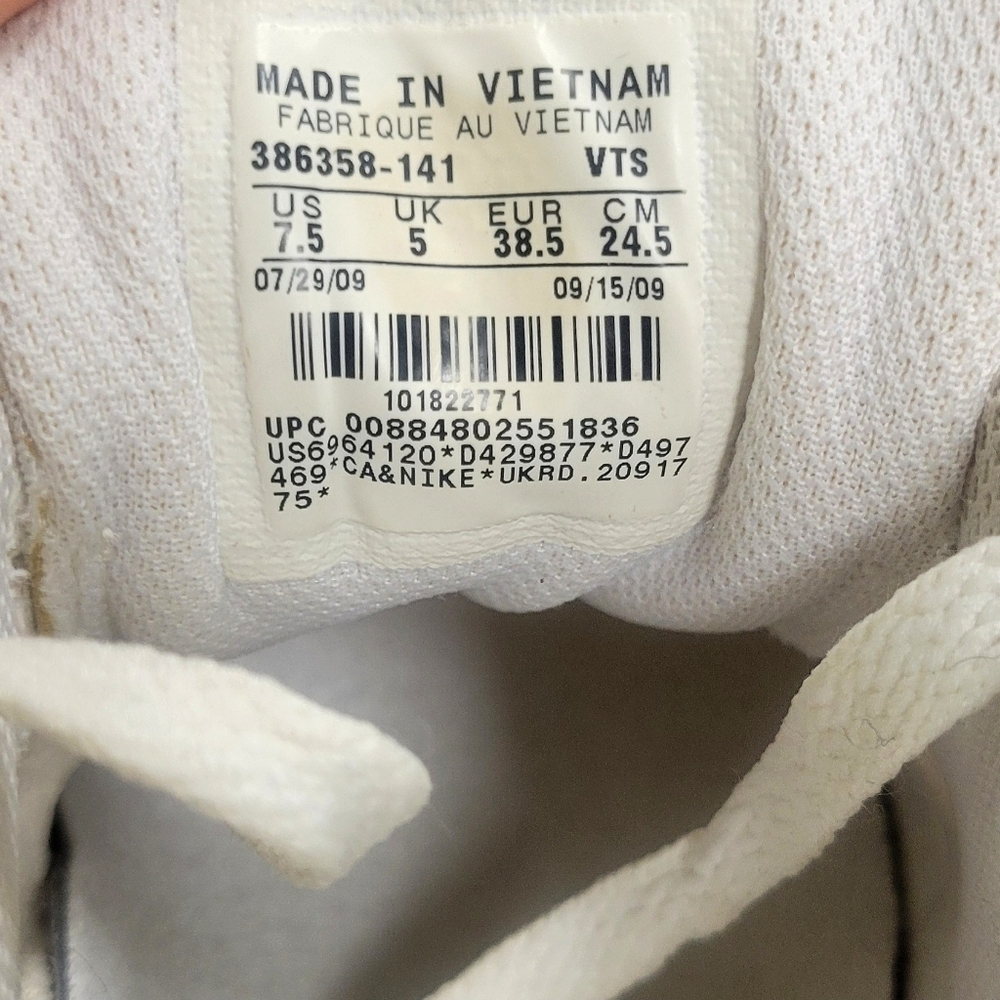 Nike Shox Shoes Women's Heritage Running Athletic Sz 7.5 Rare Worn 3x 386358-141 - Picture 6 of 6